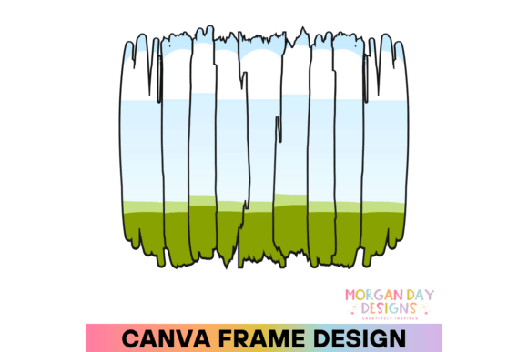 Brushstroke Canva Frame Graphics