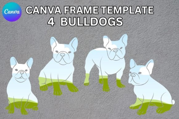 Bulldogs Canva Frame Template: Graphics for Authentic Local Branding