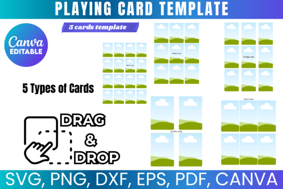 Custom Photo Card Canva Frame Template
