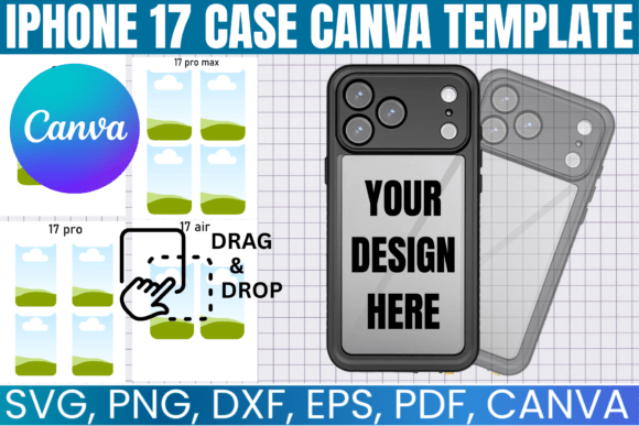 iPhone 17 Case Canva Templates: Graphics for Modern Branding