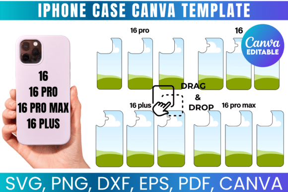 iPhone Case Canva Template: Graphics for Real Local Branding