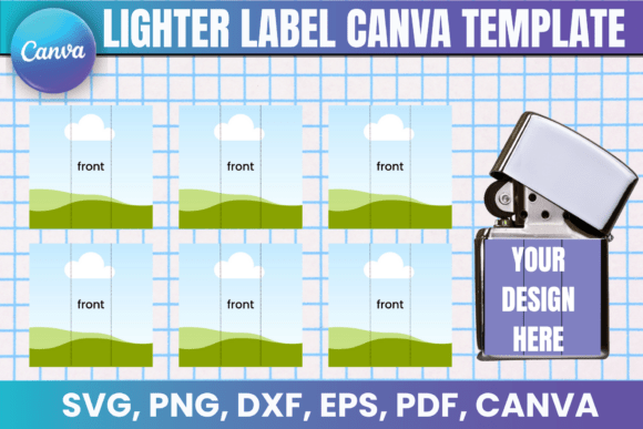 Lighter Label Canva Editable Template: Graphics for Brand-Forward Packaging