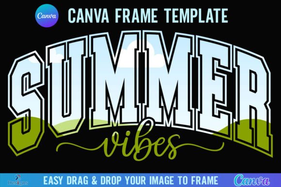 Summer Vibes Canva Frame Graphics